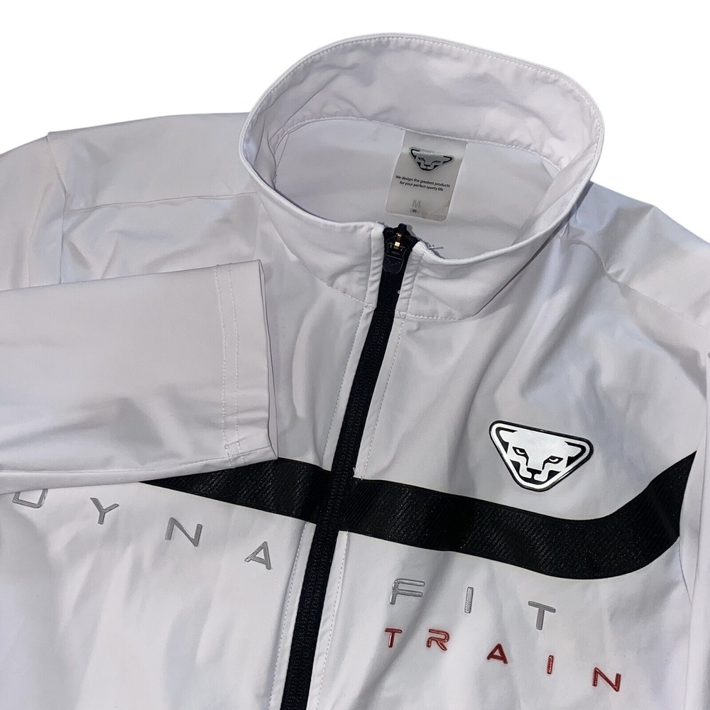 Dynafit Training Jacket Womens Medium Full Zip White Lightweight Trail Running